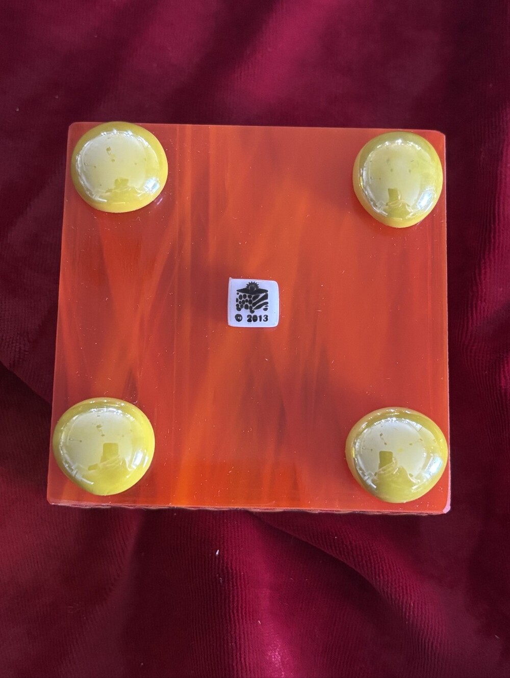 Handmade Glass Keepsake Box - Picture 3 of 4